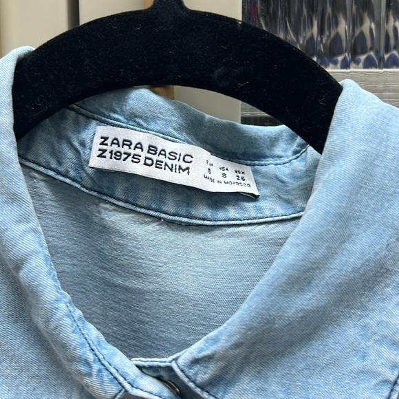 Zara Denim Swing Dress - Picture 2 of 2